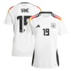 Officiële Voetbalshirt Duitsland Sane 19 Thuis EK 2024 - Dames